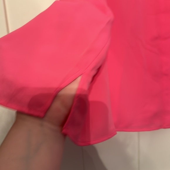 ELOQUII Hot Pink Sleeveless Blouse women’s size 20 NEW with tags - Picture 4 of 7